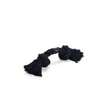 Beeztees Pamuk İplerden Çift Düğümlü Diş İpi Siyah 40x8.5x7 cm 280 gr Köpek Oyuncağı