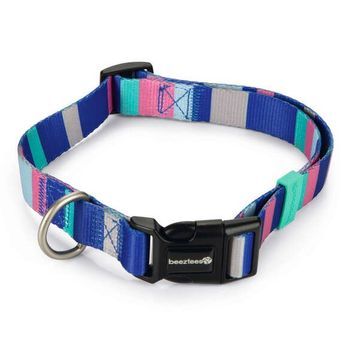 Beeztees Renkli Kalın Çizgiler 48-70 cm 25 mm Köpek Boyun Tasması