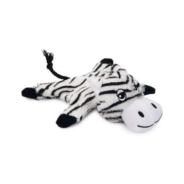 Beeztees Sesli Kaplan 18x19x8 cm Beyaz Siyah Peluş Köpek Oyuncağı