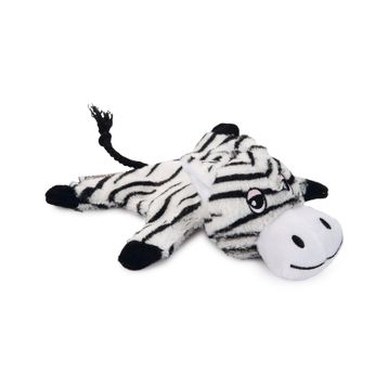Beeztees Sesli Kaplan 18x19x8 cm Beyaz Siyah Peluş Köpek Oyuncağı