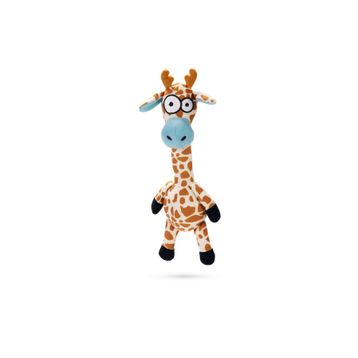 Beeztees Sesli Zürafa 35x11x7 cm Kahverengi Peluş Köpek Oyuncağı
