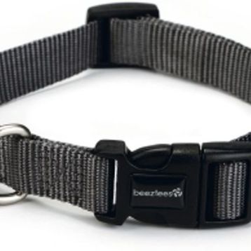 Beeztees Uni 35-50 cm x 20 mm Siyah Köpek Boyun Tasması