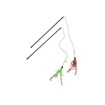 Beeztees Zilli Yün İpler Uç Uzun Dayanıklı İp 70 cm Çeşitli Renklerde 50 cm Kedi Oltası