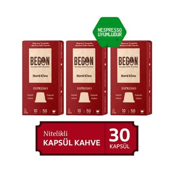 Begon 10'lu Nord Kivu Nitelikli Kapsül Kahve (2 adet)