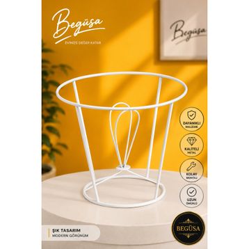 Begüsa E14 Şapkası Beyaz Avize