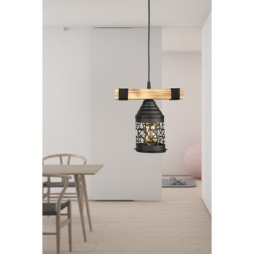 Begüsa No:02 Elora Tekli Ahşap Avize