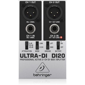 Behringer DI20 2 Kanal Aktif Splitter DI-Box
