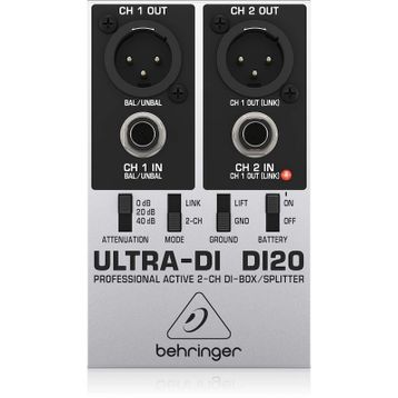 Behringer DI20 2 Kanal Aktif Splitter DI-Box