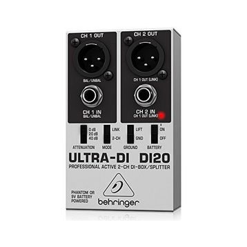 Behringer DI20 2 Kanal Aktif Splitter DI-Box