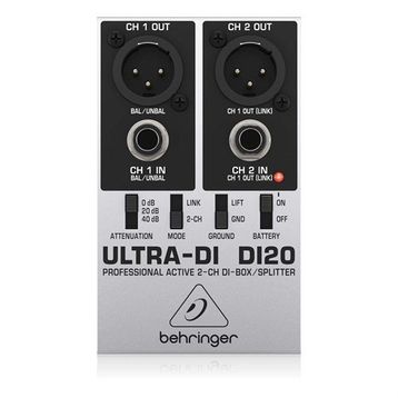 Behringer DI20 2 Kanal Aktif Splitter DI-Box