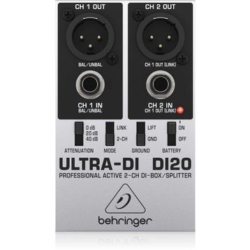 Behringer DI20 2 Kanal Aktif Splitter DI-Box
