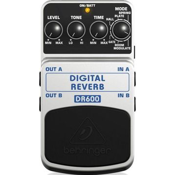 Behringer DR600 Gri Dijital Stereo Reverb Efekt Pedalı