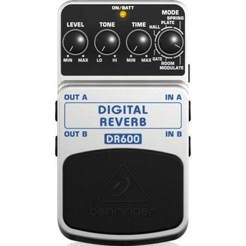 Behringer DR600 Gri Dijital Stereo Reverb Efekt Pedalı