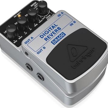 Behringer DR600 Gri Dijital Stereo Reverb Efekt Pedalı