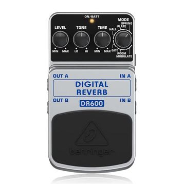 Behringer DR600 Gri Dijital Stereo Reverb Efekt Pedalı