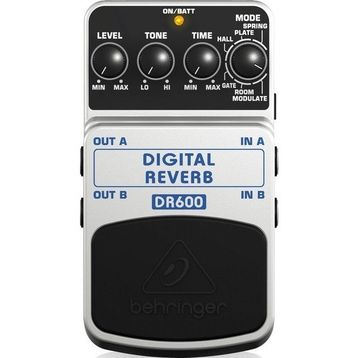 Behringer DR600 Gri Dijital Stereo Reverb Efekt Pedalı