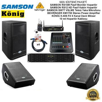 Behringer KM1700 Stereo Güç Amplifikatörü