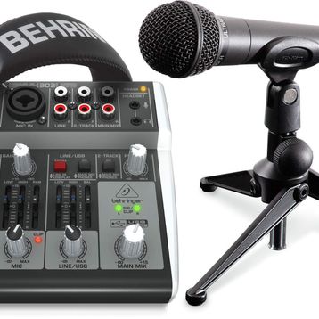 Behringer Podcast Studio 2 USB Paket