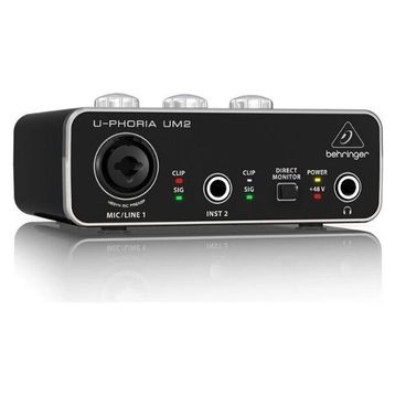 BEHRINGER UM2 Ses Kartı Stüdyo Kayıt Paketi