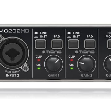 Behringer UMC202HD 2 Giriş 2 Çıkış Usb Stüdyo Ses Kartı