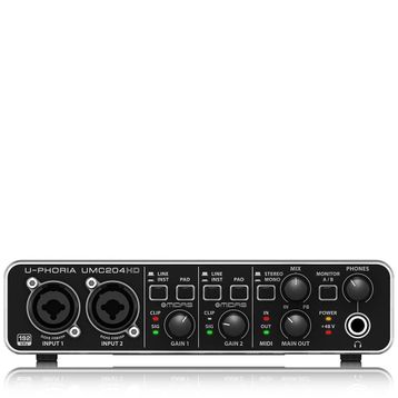 Behringer UMC204HD 2 Giriş 4 Çıkış Usb Stüdyo Ses Kartı