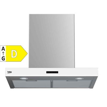 Beko ADT 62741 B Beyaz D Sınıfı 4 Kademeli Dokunmatik Duvar Tipi Davlumbaz