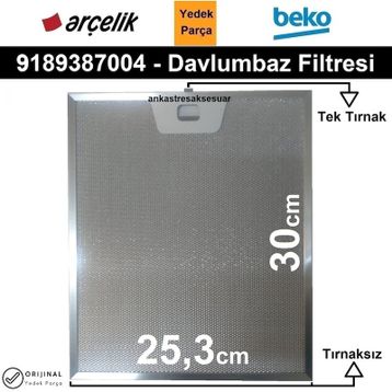 Beko ADV 9510 EI 90 cm Davlumbaz Karbon Filtre