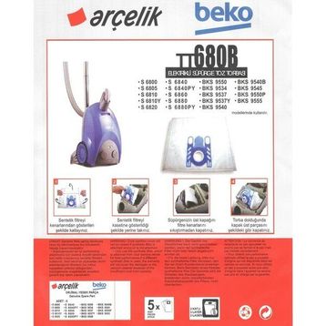 Beko BKS 9555 Süpürge 5 Adet Toz Torbası