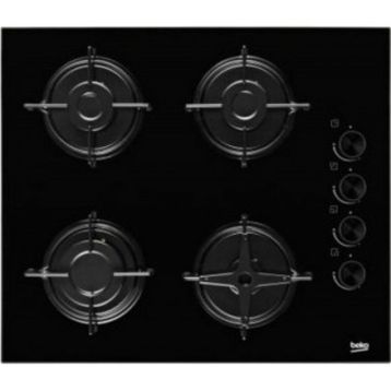 Beko Htsg 64120 S 60 cm Siyah 4 G.lpg Gazlı Emaye Setüstü Ocak