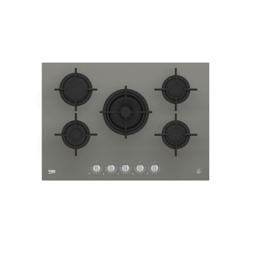 Beko KOCW 75220 D Wok Gözlü Beyaz Cam Ankastre Ocak
