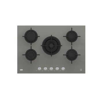 Beko KOCW 75220 DGR Wok Gözlü Gri Cam Ankastre Ocak