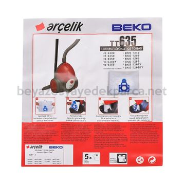 Beko TT635 Elektrikli Süpürge Torbası