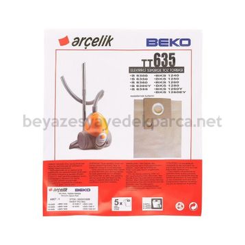 Beko TT635 Elektrikli Süpürge Torbası