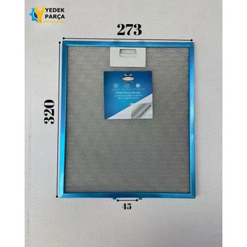 Beko Uyumlu ADT 61630 BI Davlumbaz Metal Filtresi