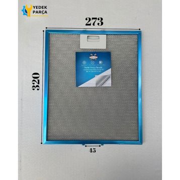 Beko Uyumlu ADT 61630 BI Davlumbaz Metal Filtresi