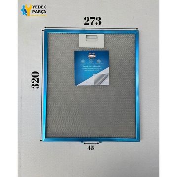 Beko Uyumlu ADT 61630 BI Davlumbaz Metal Filtresi