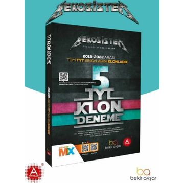Bekosistem TYT 5'li Klon Deneme - A Yayınları