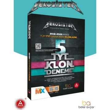 Bekosistem TYT 5'li Klon Deneme - A Yayınları