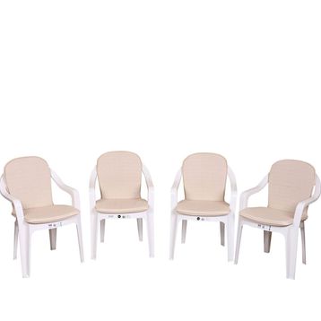 Belde 4519 Special 4'lü Ekru Mono Fermuarlı Minder