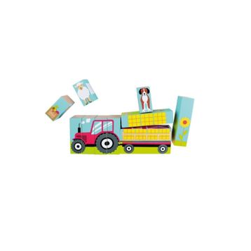 Beleduc Çiftlik Ahşap Blok Puzzle