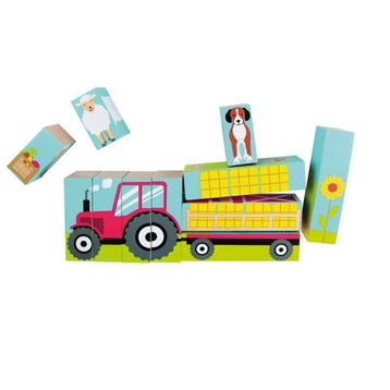 Beleduc Çiftlik Ahşap Blok Puzzle