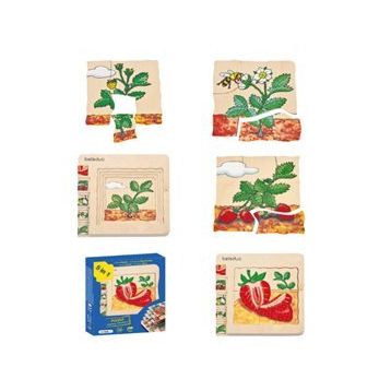 Beleduc Kat Kat Çilek 30 Parça Puzzle