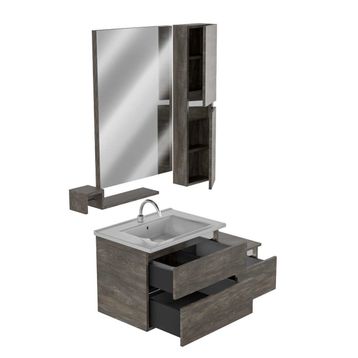 Belinza Steps 105 cm Banyo Dolabı Takımı
