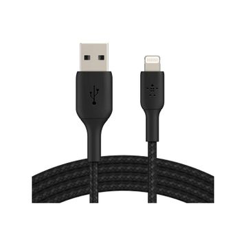 Belkin Caa002bt2mbk Braided Lightning 2 m Siyah Kablo