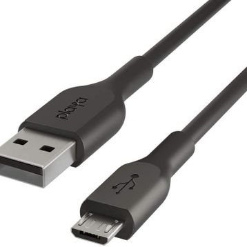 Belkin PMBK2005BT1MPBB Playa Siyah 1 mt Micro USB Kablo