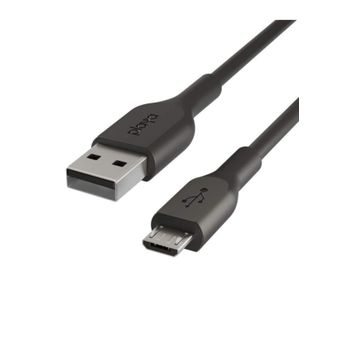 Belkin PMBK2005BT1MPBB Playa Siyah 1 mt Micro USB Kablo