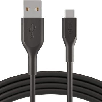 Belkin PMBK2005BT1MPBB Playa Siyah 1 mt Micro USB Kablo