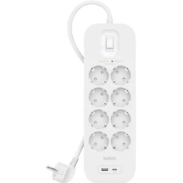 Belkin Usb-C-Usb-A 8X 2 mt Akım Korumalı Priz