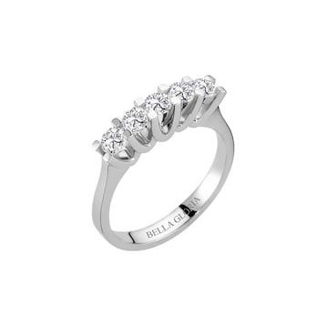 Bella Gloria AL15011 0.75Ct Pırlanta Beştaş Alyans