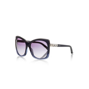 Bella Gloria GK00285 Mavi Opal Maça Gümüş Kolye